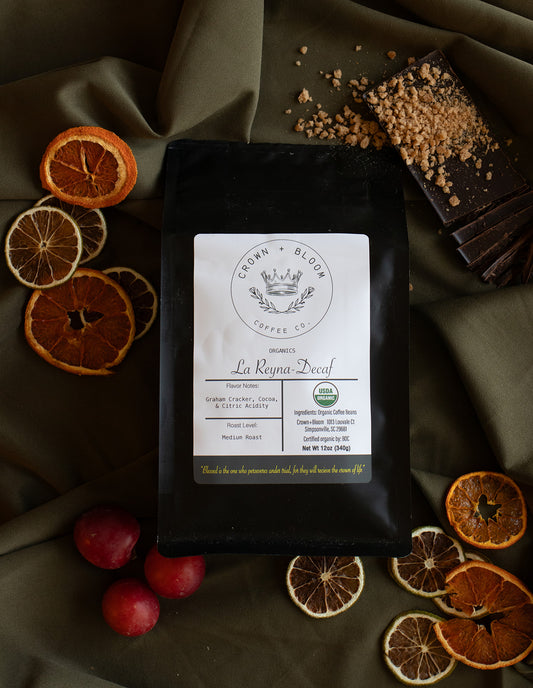 La Reyna 12oz Decaf Coffee Beans
