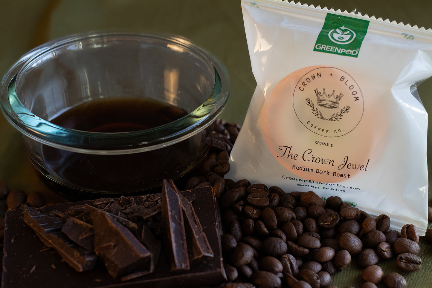 The Crown Jewel Compostable Green Pods