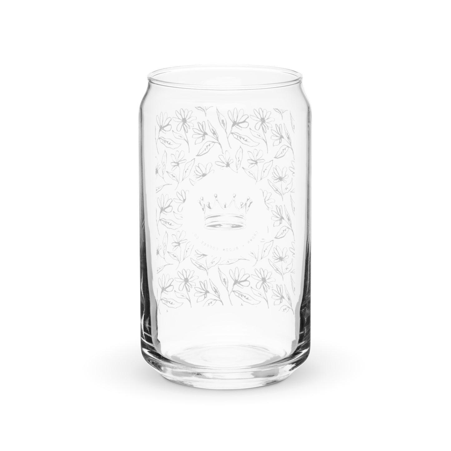 Floral C+B Logo Glass