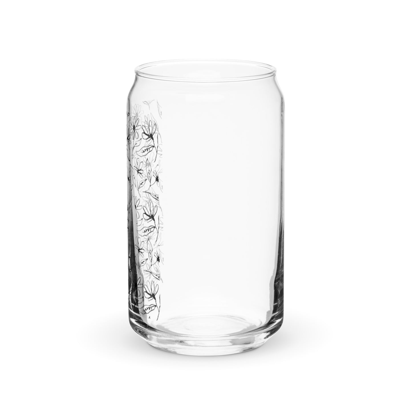 Floral C+B Logo Glass