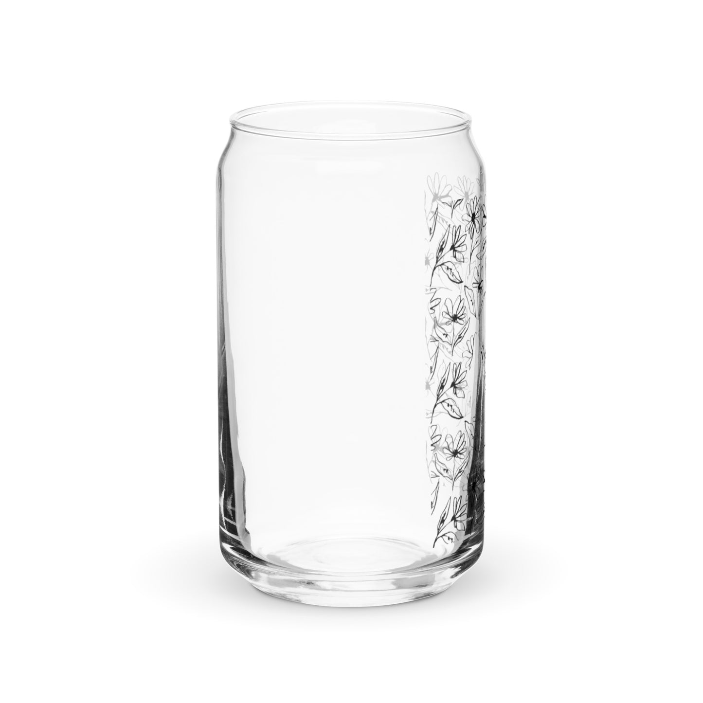 Floral C+B Logo Glass