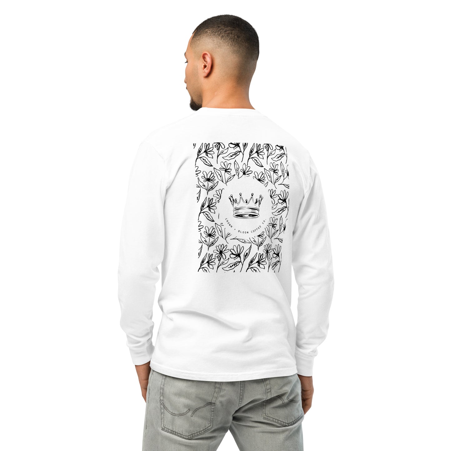 BW Floral Long-Sleeve Shirt
